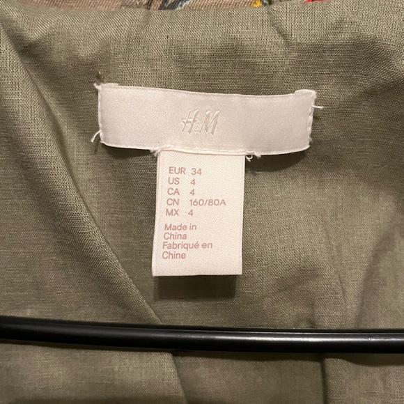 H&M Floral Military jacket - Picture 9 of 12